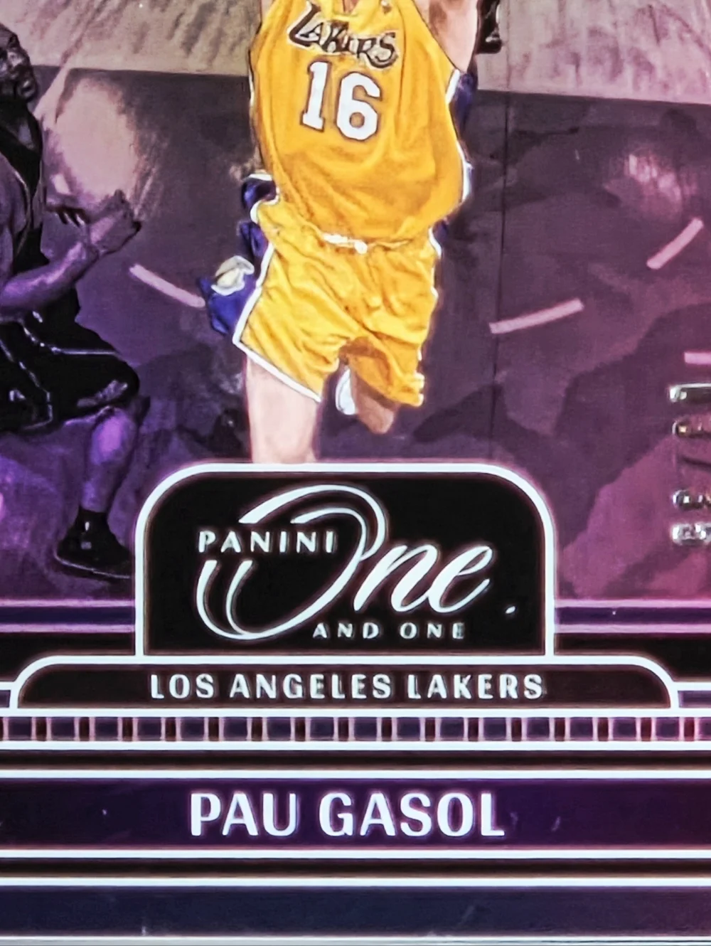 Pau Gasol – Panini One and One “Legends” – Lakers – Serial #35/49 - Picture 3 of 3